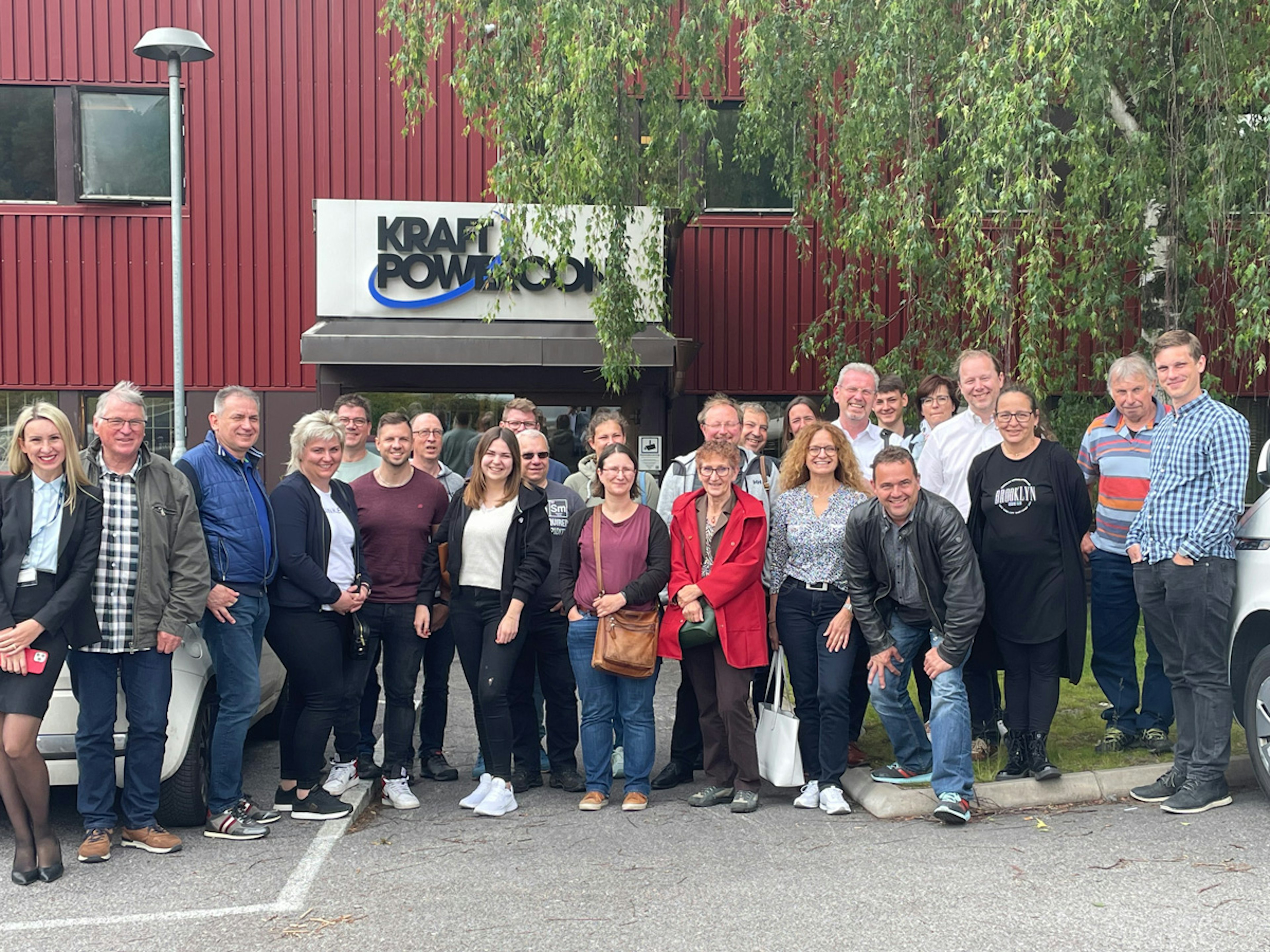 delegation of 25 German platers, who we welcomed to the KraftPowercon